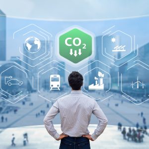 CO2 symbol and Energy Symbols