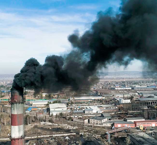 Smoke Stack Polluting