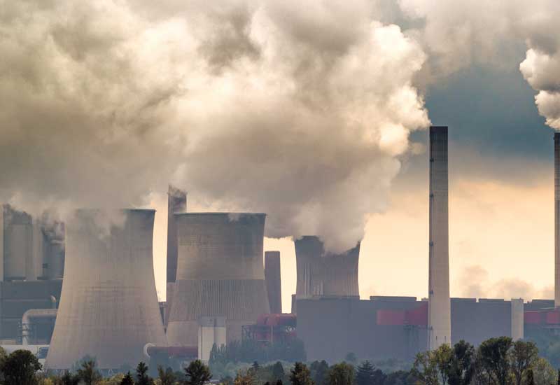 Smoke Stacks Polluting