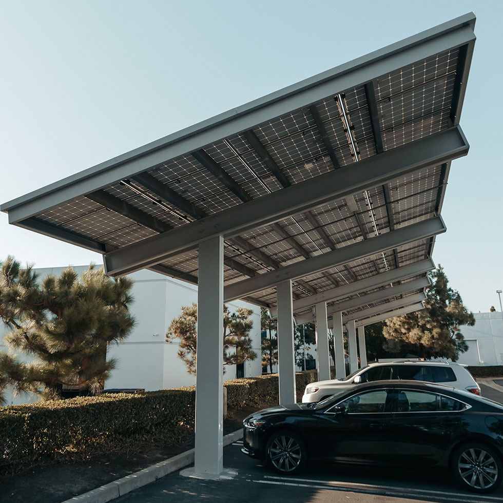 solar panel car port